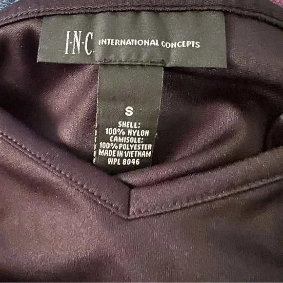 INC International Concepts Women’s Henna Emblem Black White Boho Blouse … - Picture 10 of 14